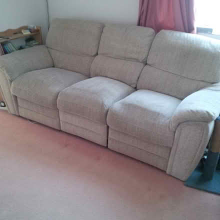 Photo of free 3 seater recliner settee and chair (North Bersted PO22) #2