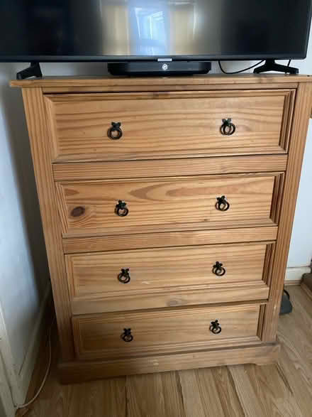 Photo of free Pine chest of drawers (Dawlish, EX7) #1