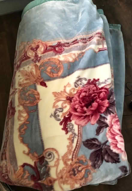 Photo of free A Blue Heavy Fleecy Blanket (L15 Wavertree) #1