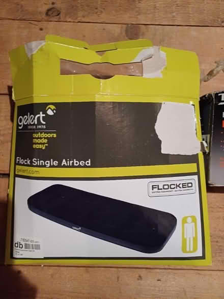 Photo of free Clear out: Single Airbed + Pump (Hanwell W7) #1