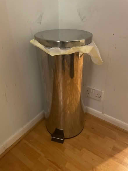 Photo of free Silver kitchen pedal bin (SW17) #1