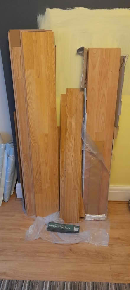 Photo of free Laminate flooring and offcuts (Shelton Lock DE24) #2