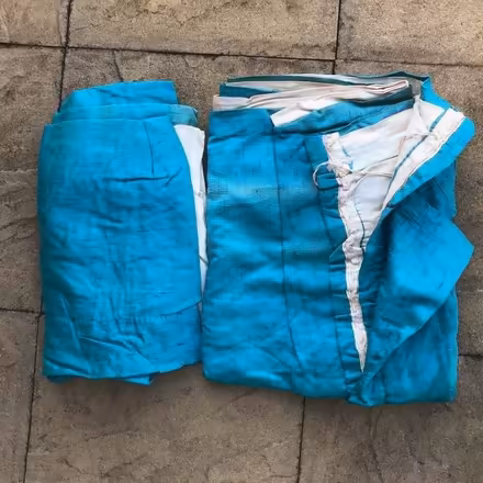 Photo of free Two Pairs of Large Lined Curtains One Pair Green & One Blue (Hazlemere HP15) #1