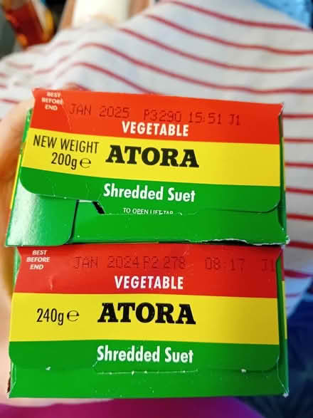 Photo of free 2 half packets of vegetable suet (Heeley S2) #1