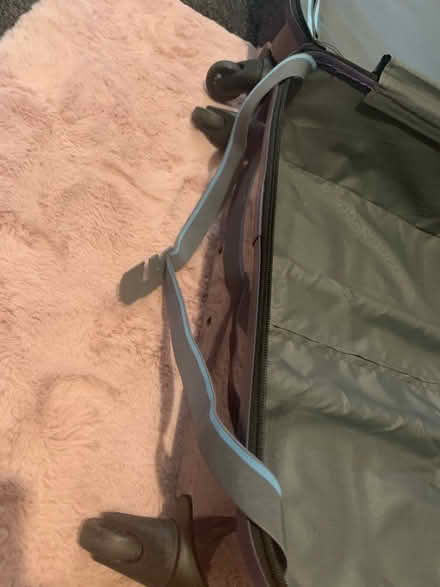 Photo of free Purple large suitcase (Bechstein meadow) #2