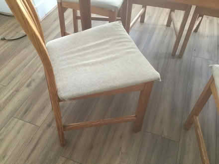 Photo of free Wooden table and six chairs (N2) #4