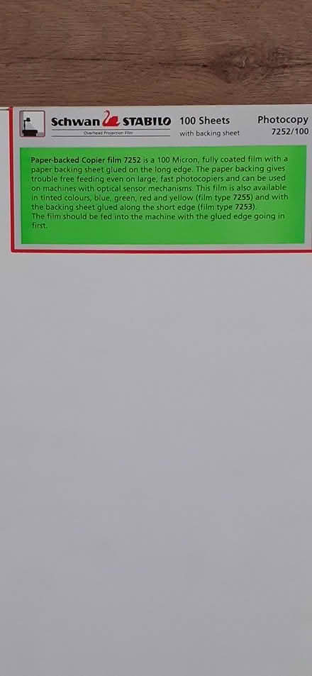 Photo of free Transparency film (Northfields, Ealing W5) #3