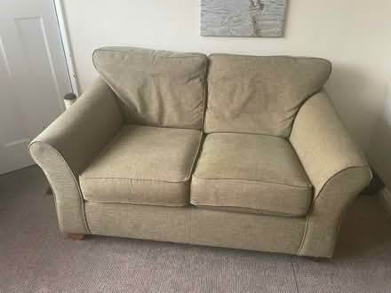 Photo of free Two seater sofa green x 2 (Cranbrook TN17) #2