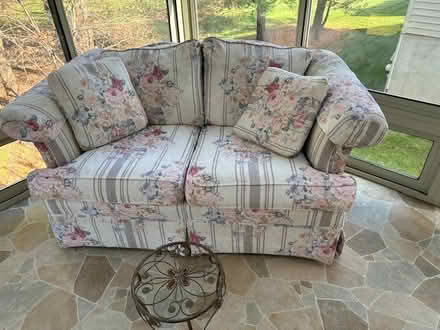 Photo of free Flower Loveseat (1223 Scott Place, Warwick, PA) #1