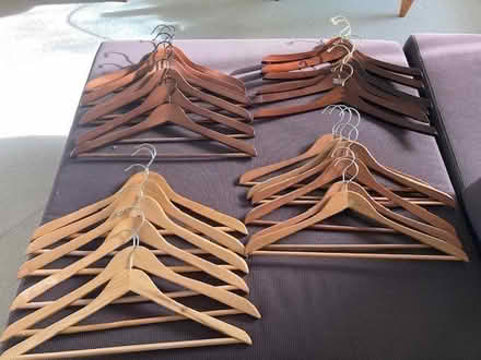 Photo of free Wood Clothes Hangers (West Hollywood) #1
