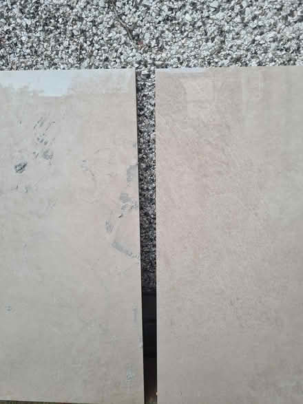 Photo of free 2 Large Ceramic Tiles (RM9 Upney/Becontree) #1