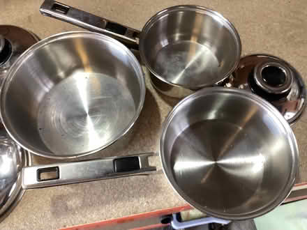 Photo of free Set of 3 saucepans (Mountsorrel LE12) #3