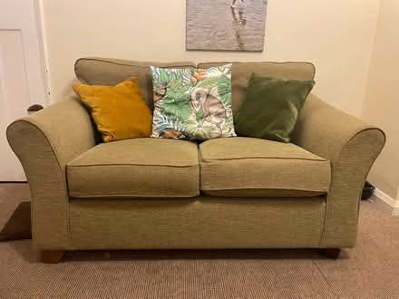 Photo of free Two seater sofa green x 2 (Cranbrook TN17) #1