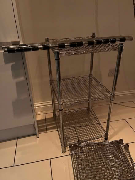 Photo of free 2 x metal racks (SW18 Tooting Broadway) #1