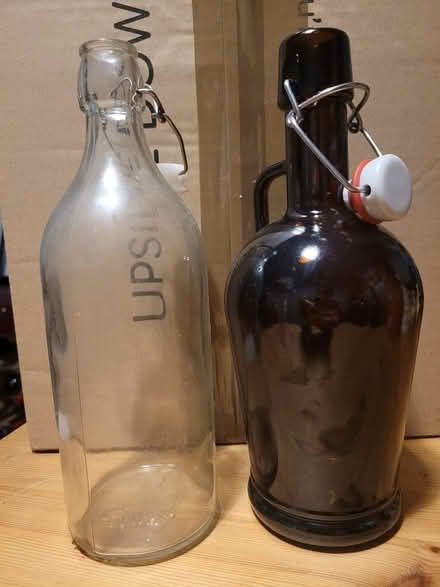 Photo of free Swing top glass bottles x 2 (Drum Brae EH4) #1