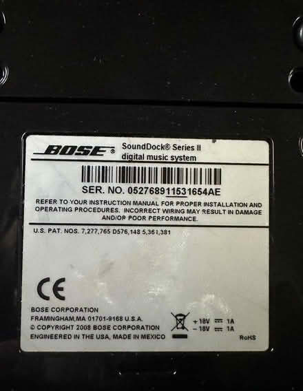 Photo of free BOSE Sounddock series 2 (Macmerry EH33) #3
