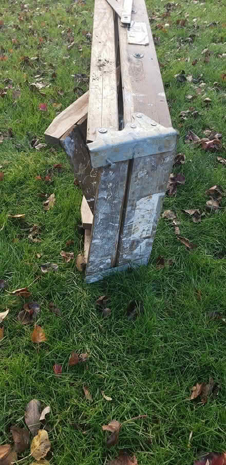 Photo of free 7 foot wooden step ladder (East Bradford, West Chester PA) #2