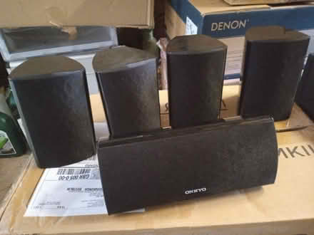 Photo of free onkyo surround sound speakers (Gilmerton EH17) #1