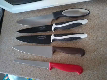 Photo of free Sharp kitchen knives (Long Melford) #1