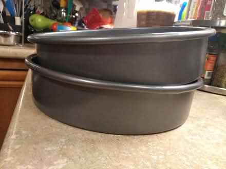 Photo of free Two 9.5" Non-stick Cake Pans (Pawtucketville / Lowell) #1