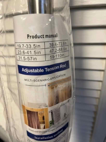 Photo of free Adjustable telescopic spring tension rod/curtain rail (Hove BN3) #2