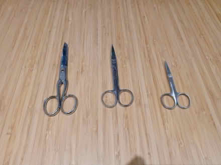 Photo of free 3 pairs of steel scissors (Bridge of Allan FK9) #1