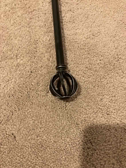 Photo of free Metal black curtain rod (Ashburn, VA) #2