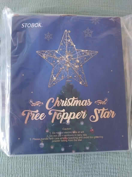 Photo of free Star Christmas tree topper (Oxford OX2) #2