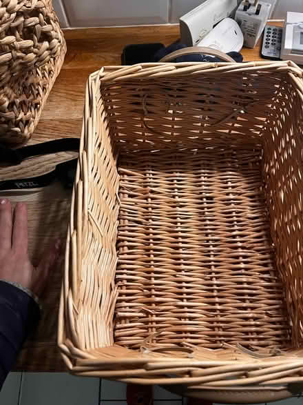 Photo of free Wicker basket (SW18 Tooting Broadway) #2
