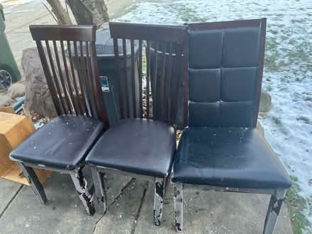 Photo of free Round table and 3 chairs (Canton-Sheldon/Ford) #3
