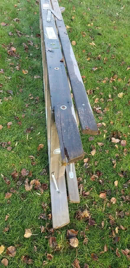 Photo of free 7 foot wooden step ladder (East Bradford, West Chester PA) #1