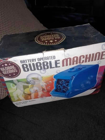 Photo of free Bubble machine (Alexandra Park M14) #1