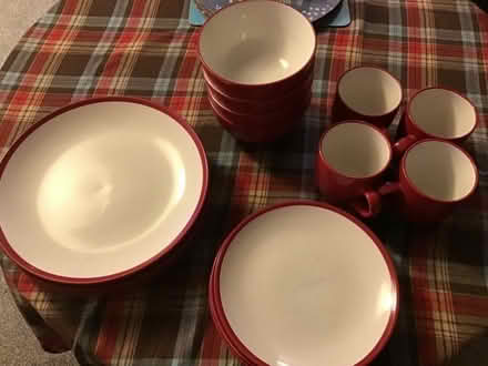 Photo of free Dinner set red/white (Eastbourne BN21) #4