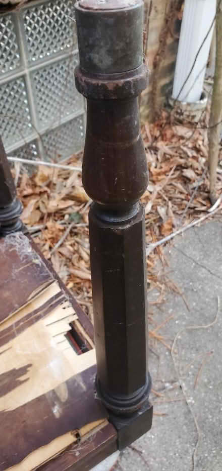 Photo of free Walnut piano bench legs (Southwest evanston) #1