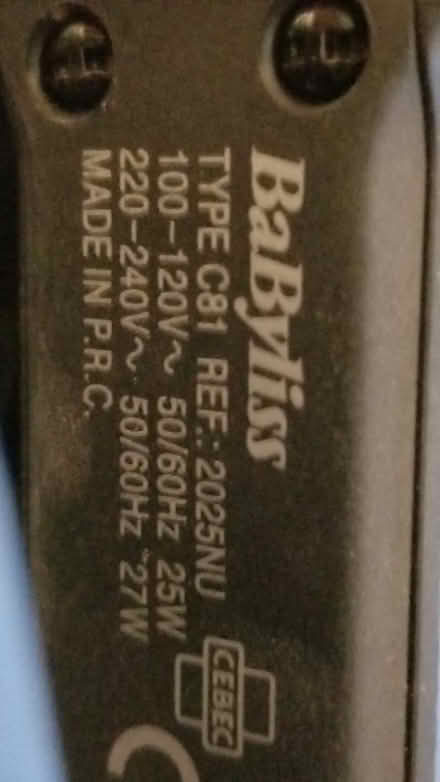 Photo of free Bayliss straightners (Banksfield HX7) #2