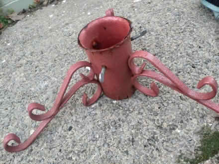 Photo of free Metal tree holder (Ely, CF5) #1