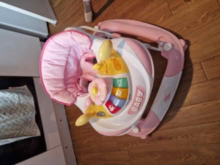 Photo of free Baby walker and baby food (Luton Wigmore) #2