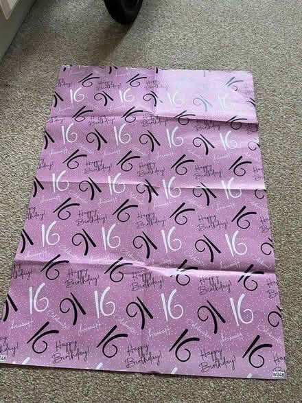 Photo of free One sheet of 16th birthday paper (ME16 Maidstone) #1