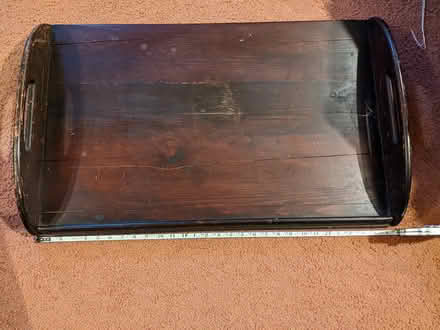 Photo of free Large wooden tray with handles (Robbinsdale) #1