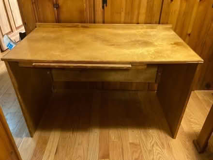 Photo of free Wooden desk (North Waltham) #3
