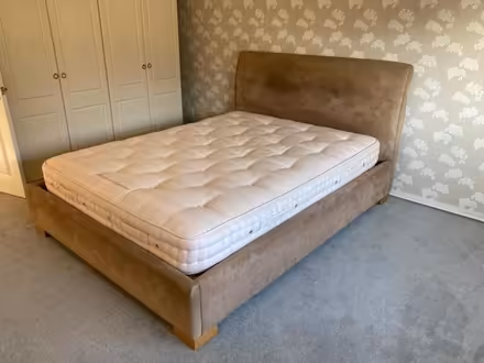 Photo of free King Size Bed Frame & Mattress (CT21) #2