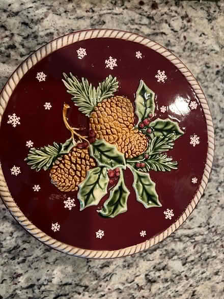 Photo of free Musical 8 1/2 inch cake plate (Marriottsville) #1