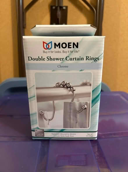 Photo of free Double Shower Curtain rings (Middletown, NJ) #1