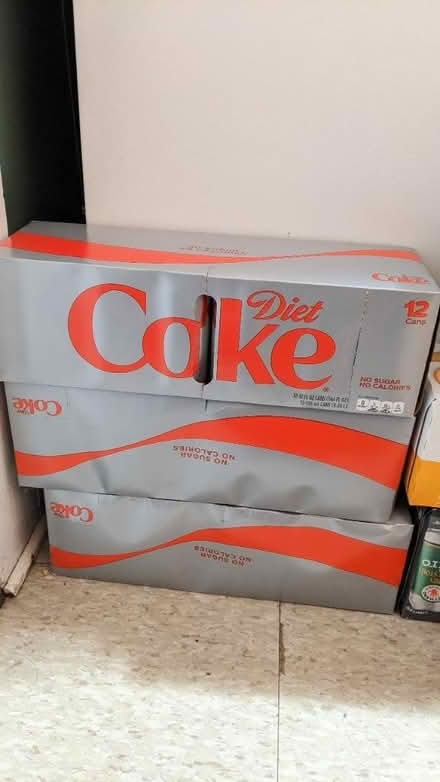 Photo of free 3 twelve packs of Diet Coke (02148) #1