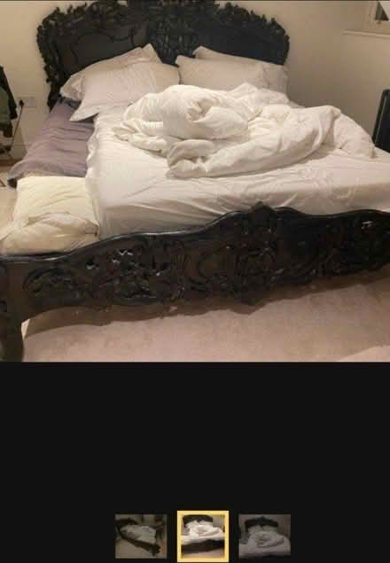 Photo of free Superking sized bed frame (SE17) #2