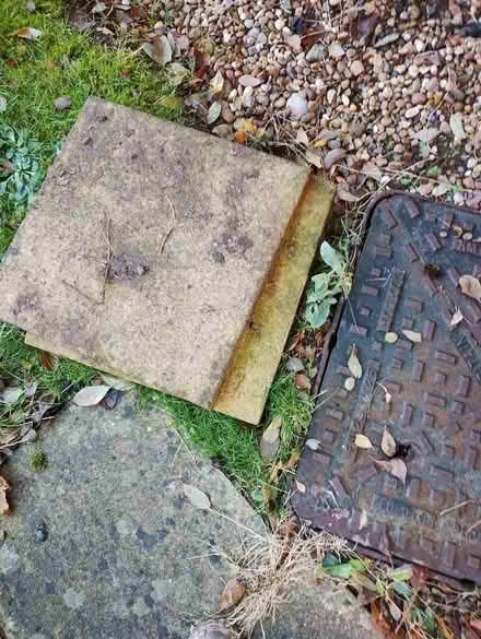 Photo of free 3 paving slabs (Park Farm South B80) #1