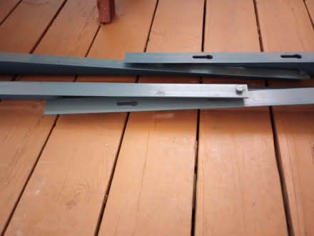 Photo of free Metal Queen bed frame (Suffern - Jersey Ave) #3