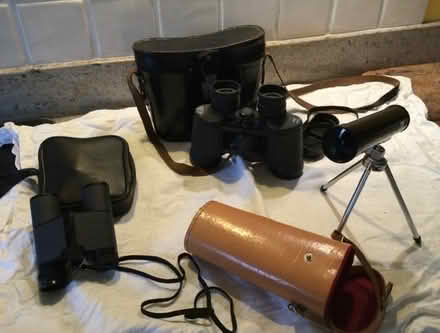 Photo of free Binoculars & folding telescope (Bishop's Castle town) #1