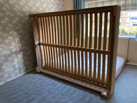 Photo of free King Size Bed Frame & Mattress (CT21) #1