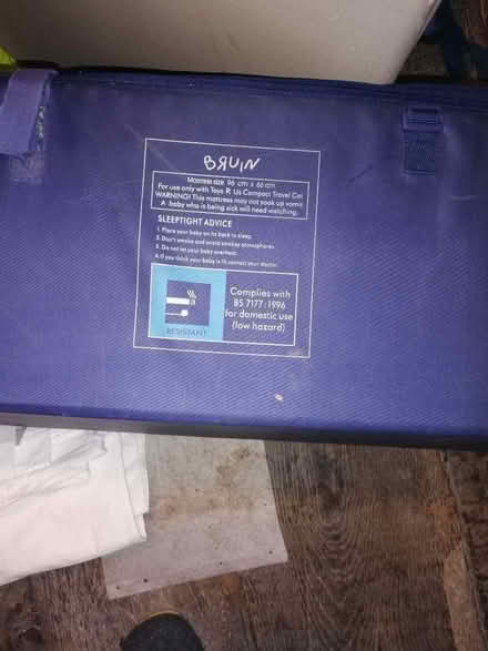 Photo of free Travel Cot (Penrith CA11) #1